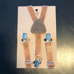 Little Mister suspenders and bow ties!